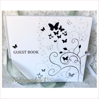 Guest Book con Farfalle