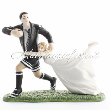Cake Topper - Sposi Rugby 