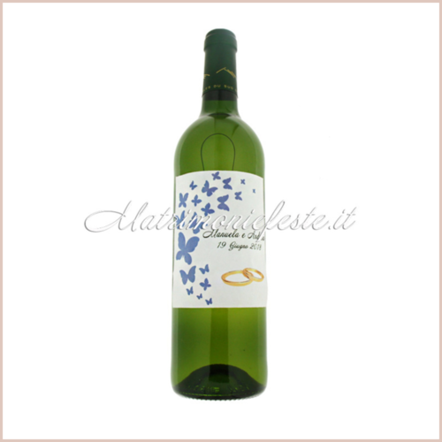 Etichette Per Bottiglia Vino Con Farfalle 6 Etichette Ritagliate Acquista Online Su Matrimoniefeste It